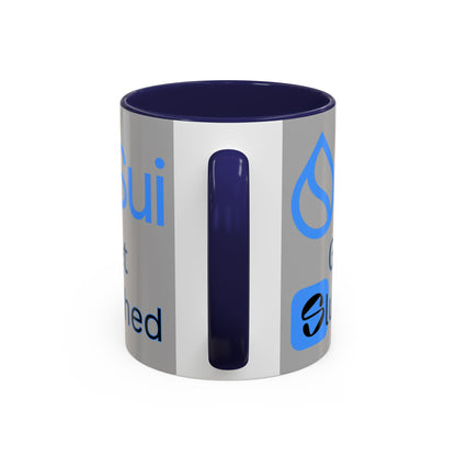 Sui: Get Slushed Grey Accent Mug by cypherpunkgear.com