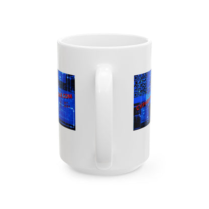 Cypherpunkgear.com logo White Mug by cypherpunkgear.com