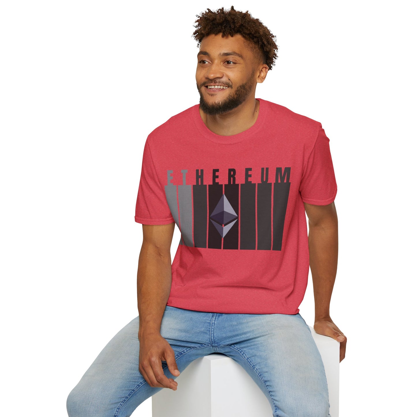 Ethereum (ETH) Light colors Unisex T-Shirt by cypherpunkgear.com