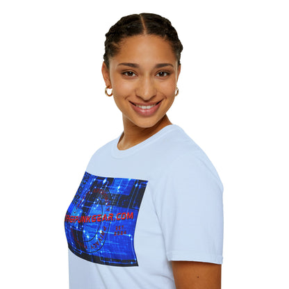 Cypherpunkgear.com logo Light colors Unisex T-Shirt by cypherpunkgear.com