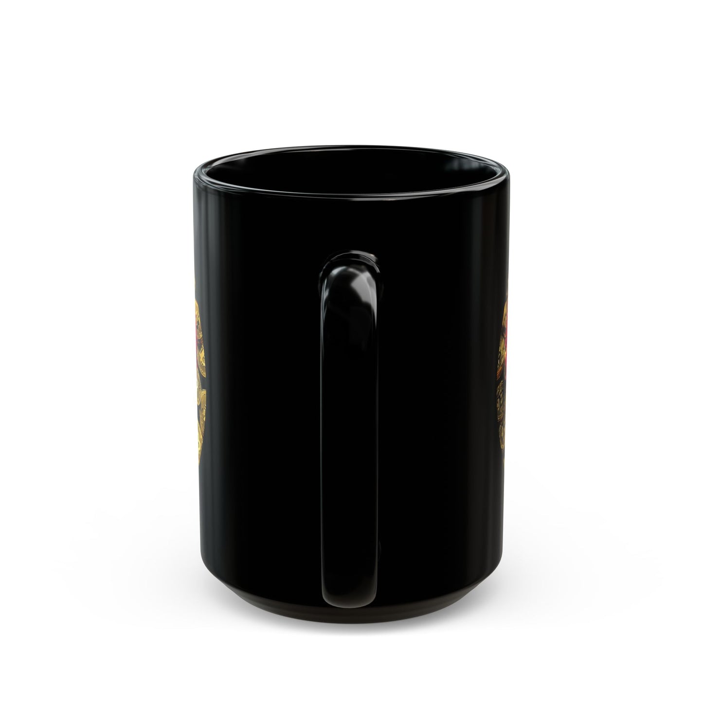 Bitcoin is My Valentine Black Mug by cypherpunkgear.com