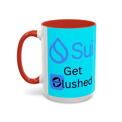 Sui: Get Slushed Light Blue Accent Mug by cypherpunkgear.com