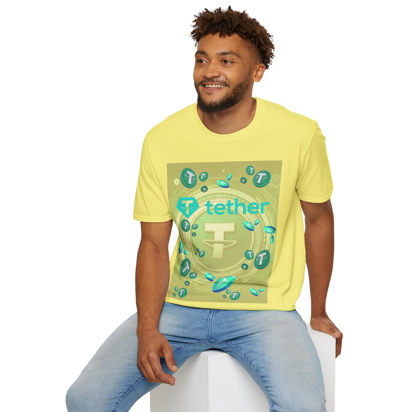 Tether LTcolors Unisex T-Shirt by cypherpunkgear.com