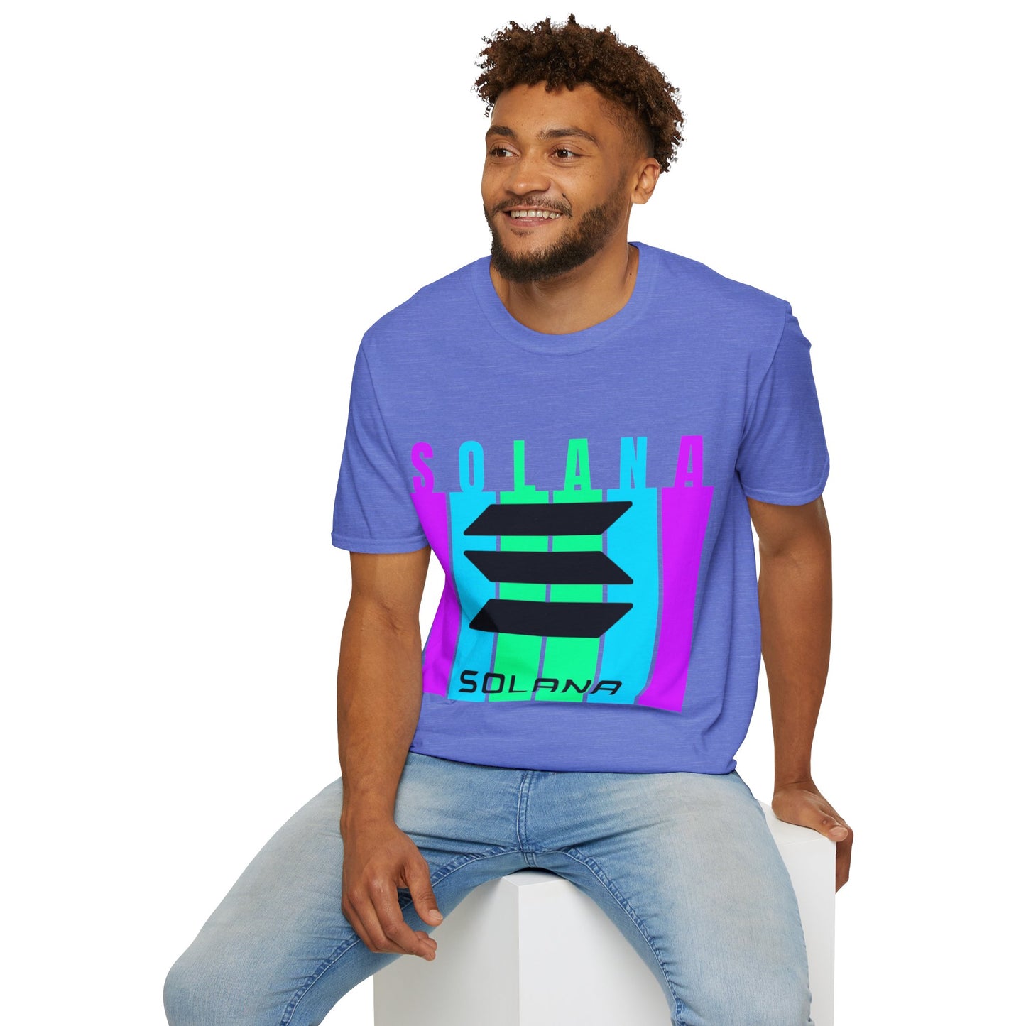 Solana (SOL) Freedom LTcolors Unisex T-Shirt by cypherpunkgear