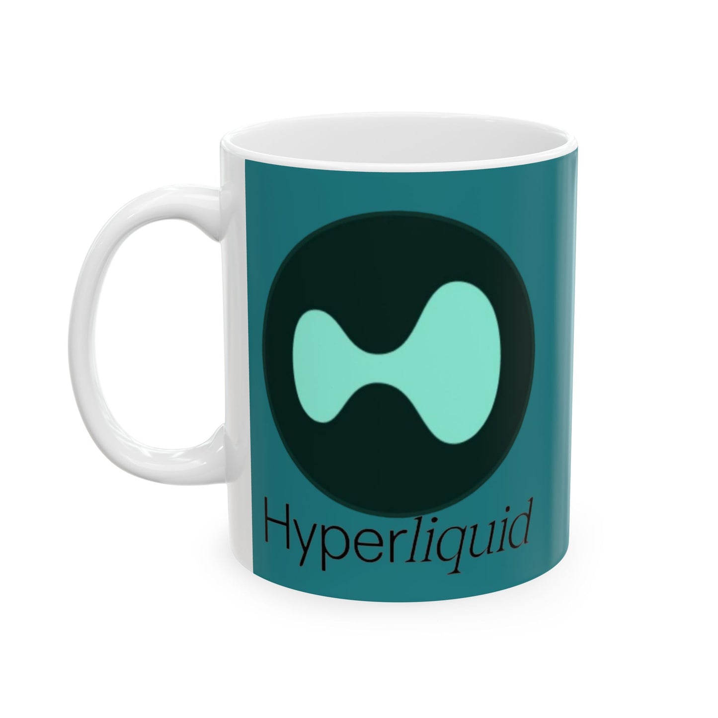 Hyperliquid Black font Hyperliquid Mug by cypherpunkgear.com
