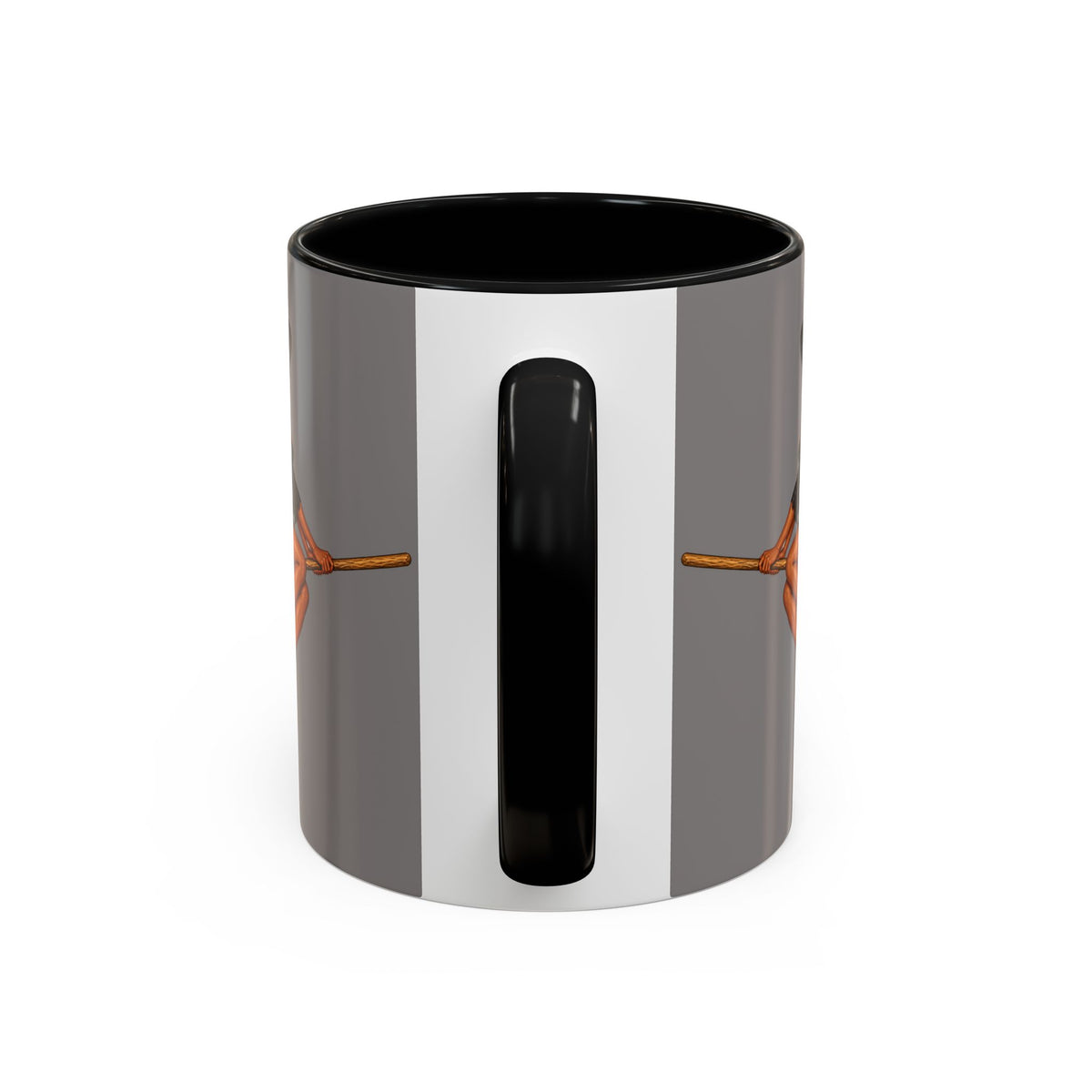 Velvet Vex Grey Accent Mug by CreepyCrafts.boo