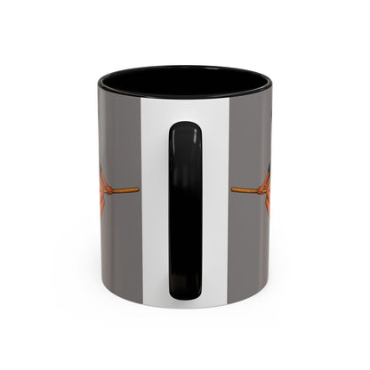 Velvet Vex Grey Accent Mug by CreepyCrafts.boo