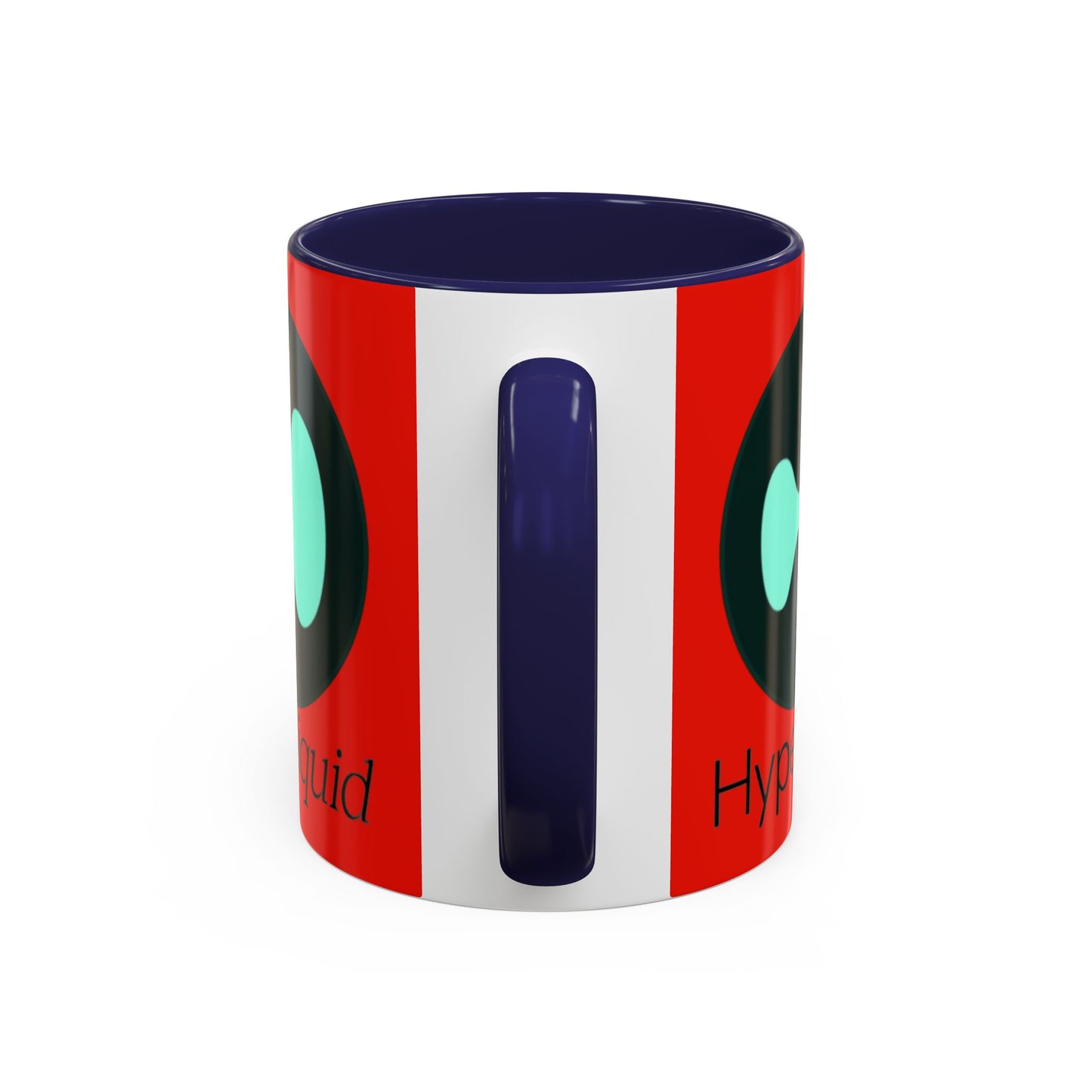 Hyperliquid Black font Red Accent Mug by cypherpunkgear.com