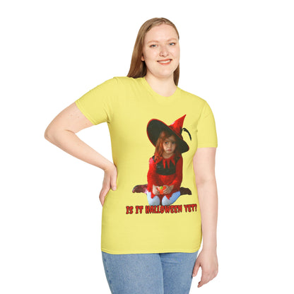 Is it Halloween yet? Light colors Unisex T-Shirt by CreepyCrafts.boo