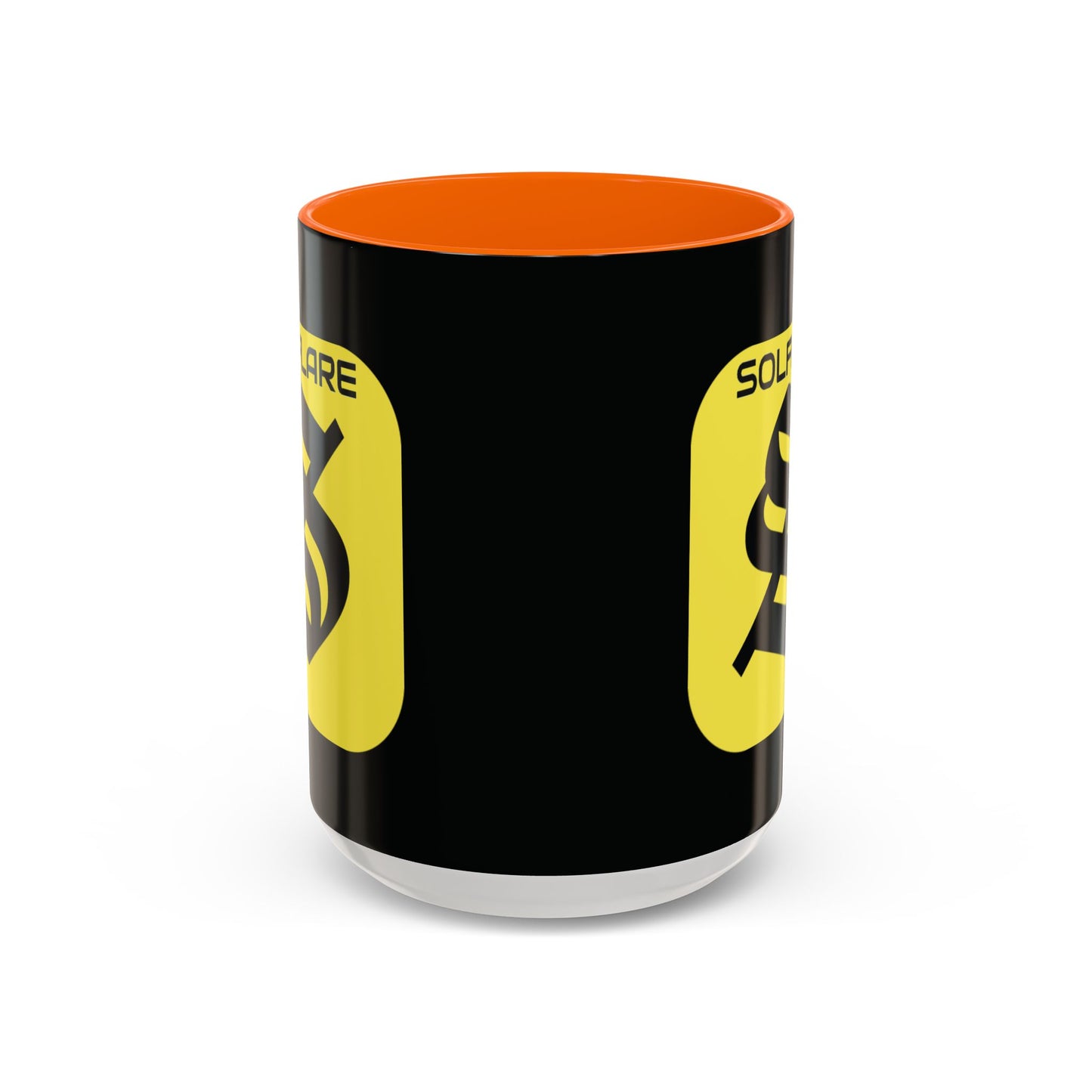 SolflareLogo Black Accent Mug by cypherpunkgear.com