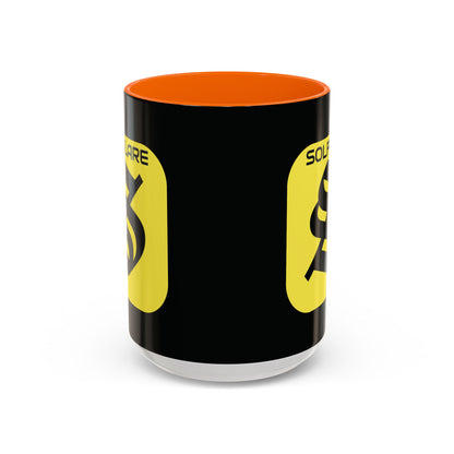 SolflareLogo Black Accent Mug by cypherpunkgear.com