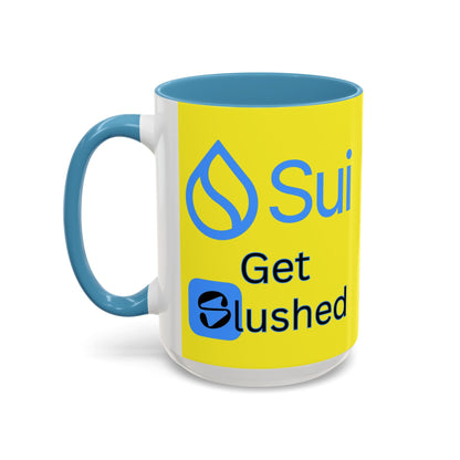 Sui: Get Slushed Yellow Accent Mug by cypherpunkgear.com