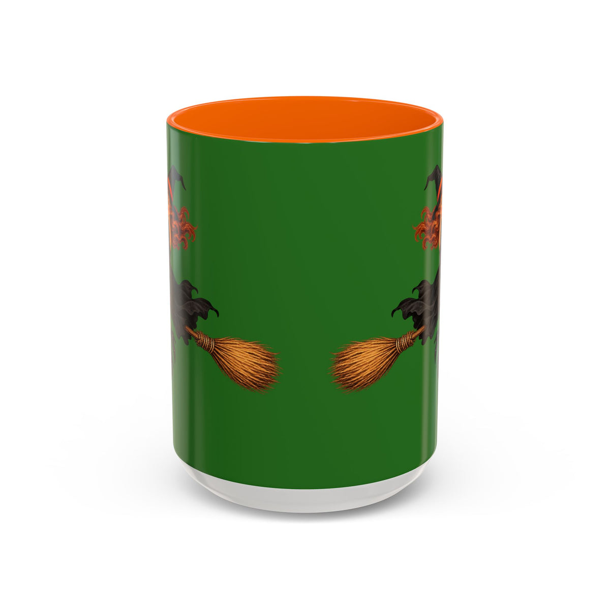 Hazel Hex Green Accent Mug by CreepyCrafts.boo