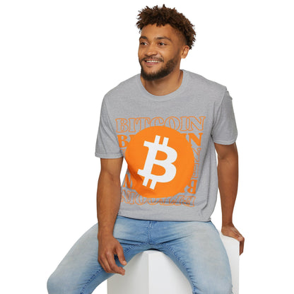 Bitcoin Bitcoin Bitcoin (BTC) Light colors Unisex T-Shirt by cypherpunkgear.com