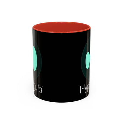 Hyperliquid White font Black Accent Mug by cypherpunkgear.com