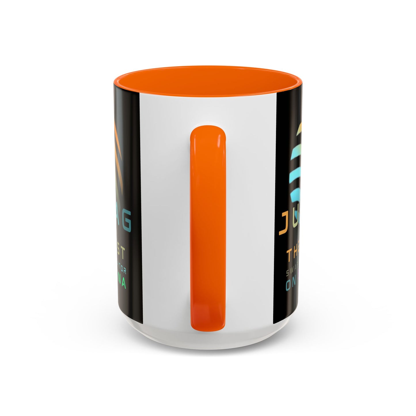 Jupiter (JUP) the best aggregator on Solana Black Accent Mug by cypherpunkgear.com