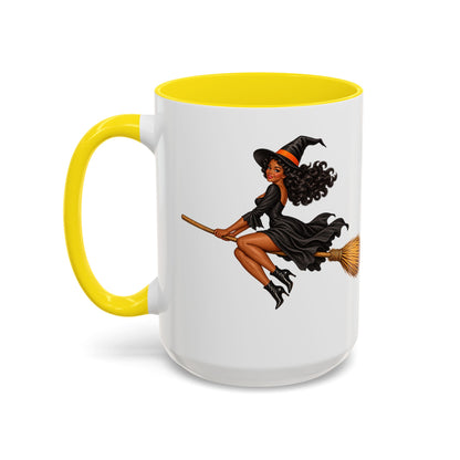 Velvet Vex White Accent Mug by CreepyCrafts.boo