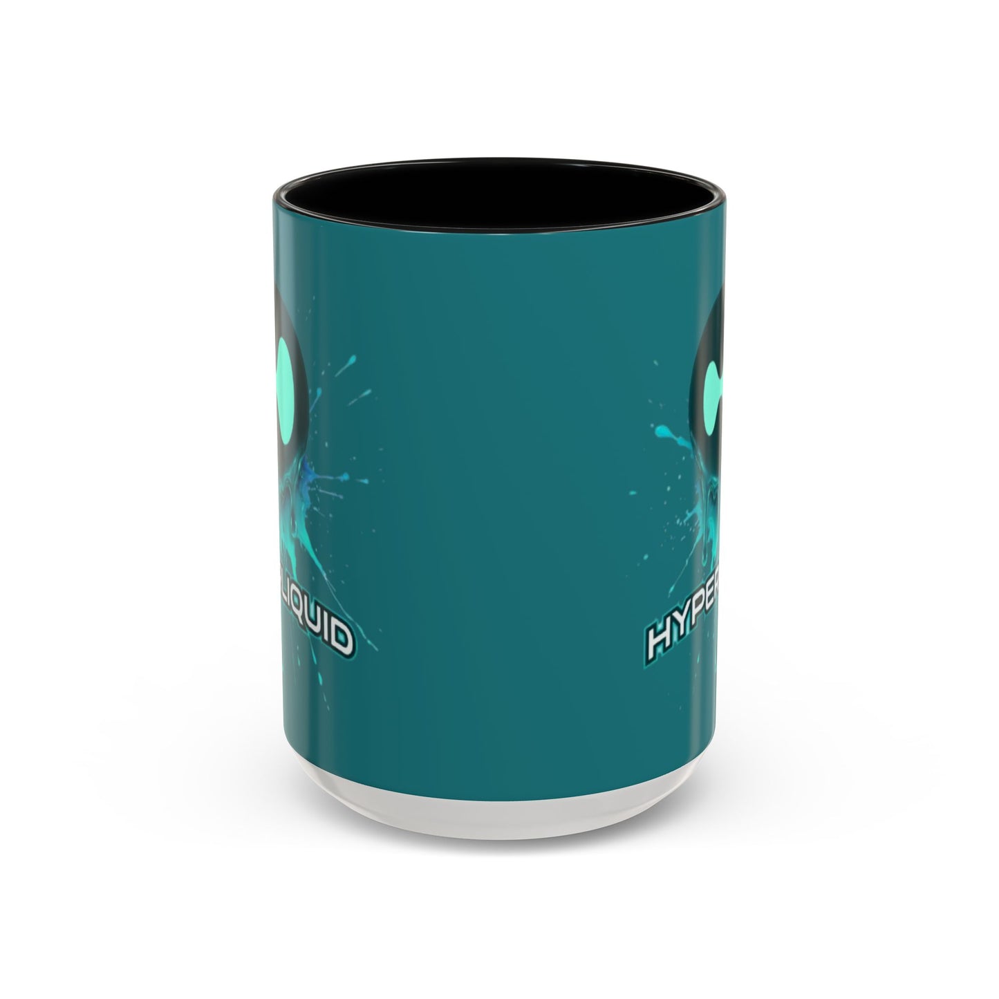 HYPE Drip Hyperliquid Accent Mug by cypherpunkgear.com