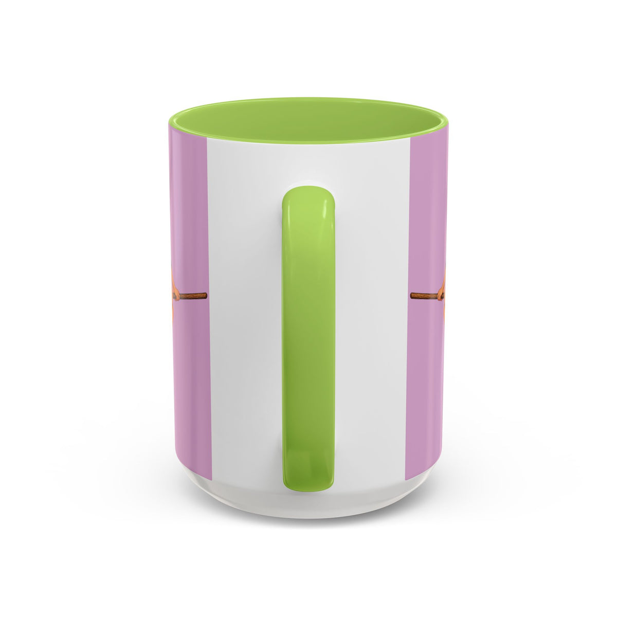 Hazel Hex Pink Accent Mug by CreepyCrafts.boo