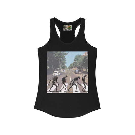 2-sided, Scabby Road Women's Racerback Tank Top by CreepyCrafts.boo