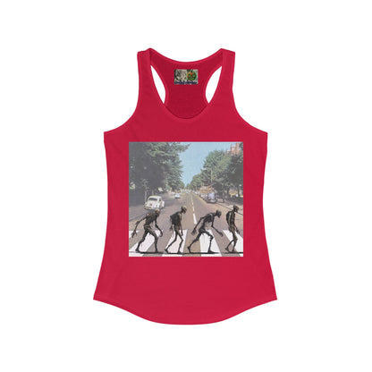 2-sided, Scabby Road Women's Racerback Tank Top by CreepyCrafts.boo