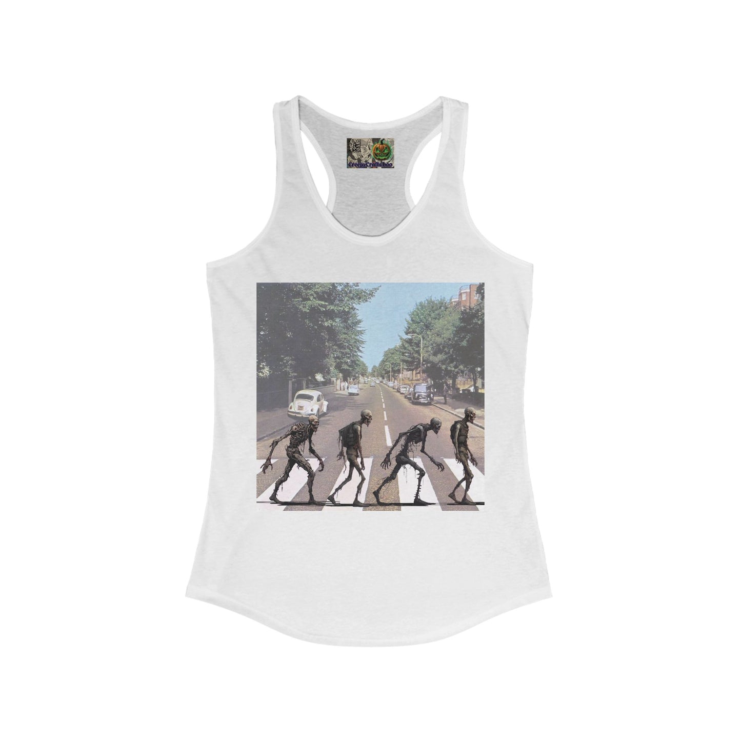 2-sided, Scabby Road Women's Racerback Tank Top by CreepyCrafts.boo