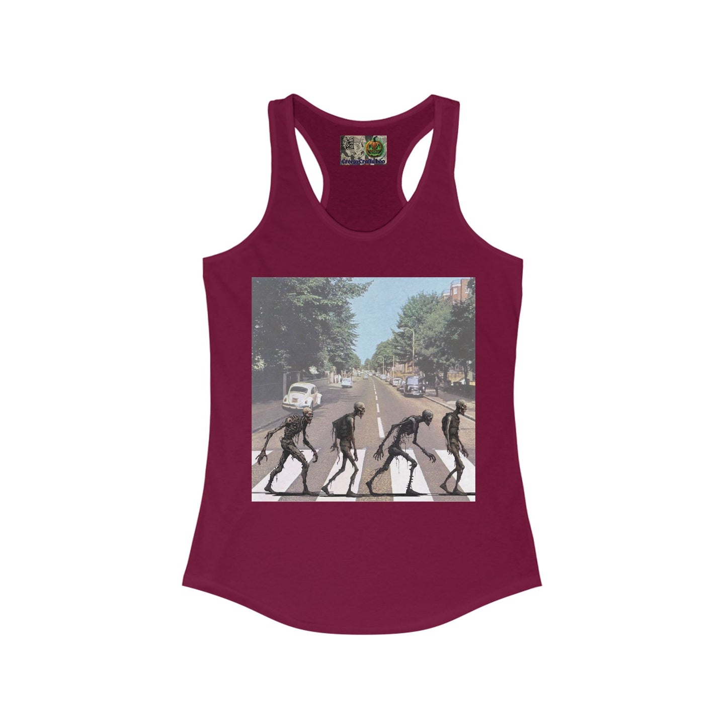 2-sided, Scabby Road Women's Racerback Tank Top by CreepyCrafts.boo