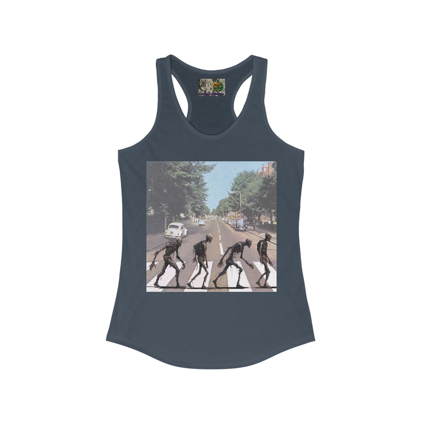 2-sided, Scabby Road Women's Racerback Tank Top by CreepyCrafts.boo