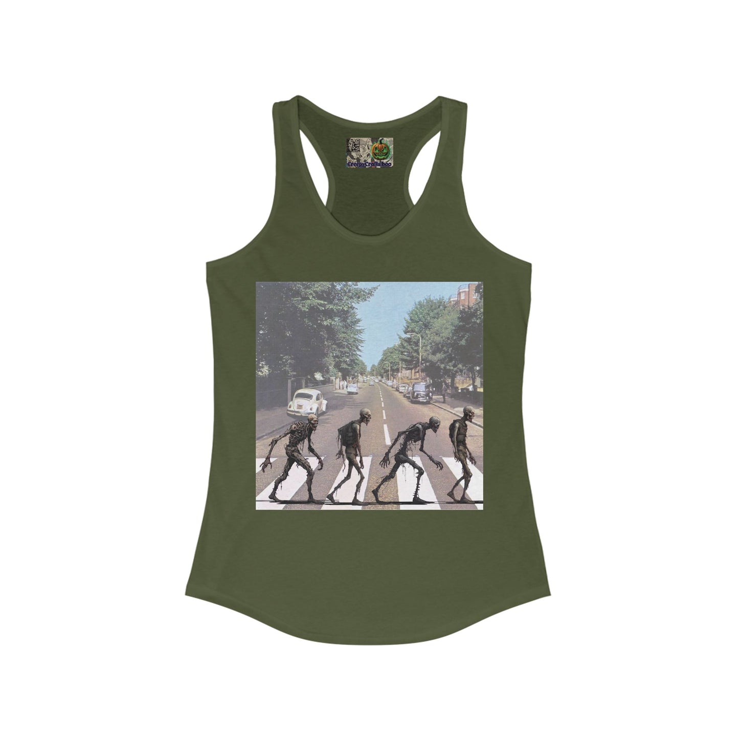 2-sided, Scabby Road Women's Racerback Tank Top by CreepyCrafts.boo