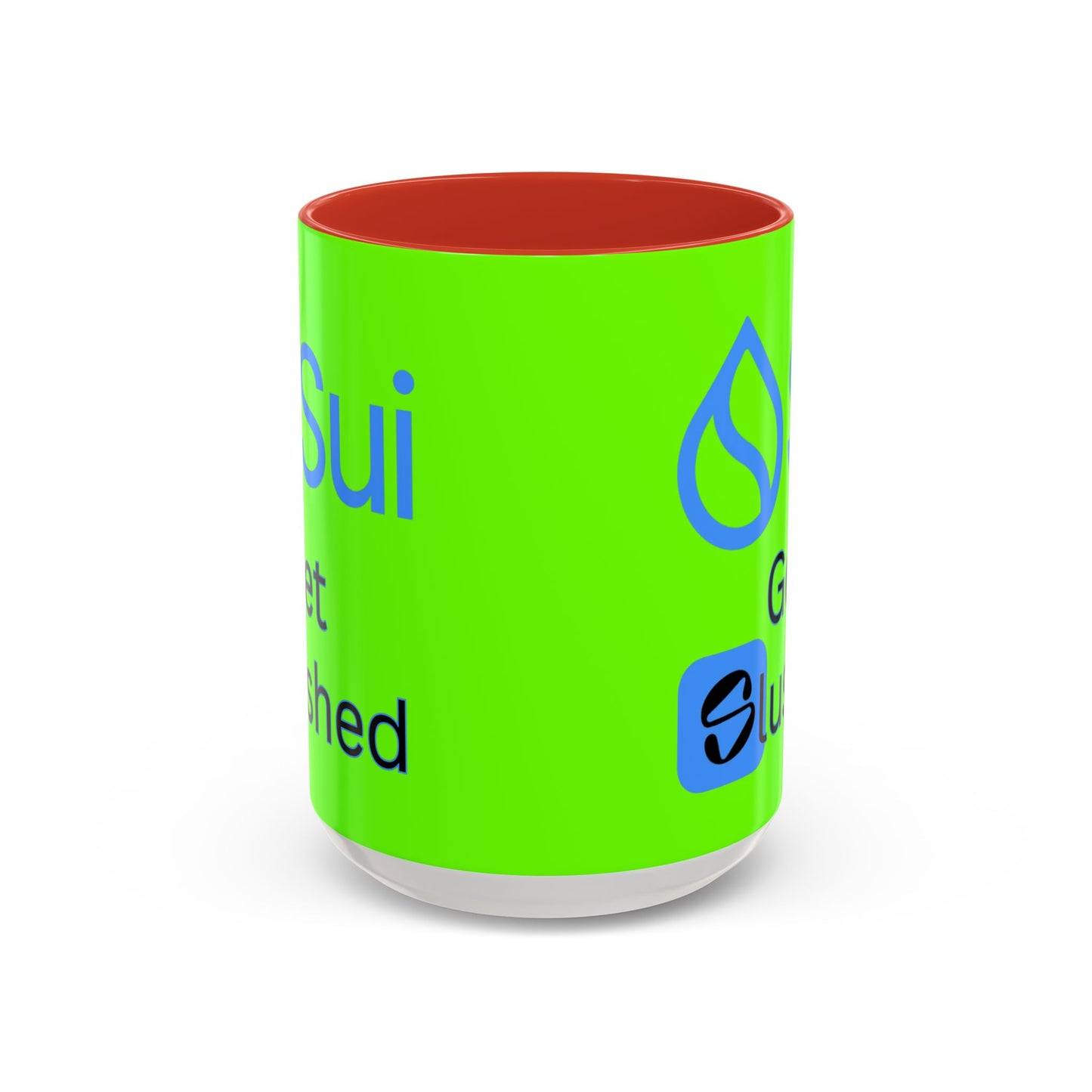 Sui: Get Slushed Green Accent Mug by cypherpunkgear.com
