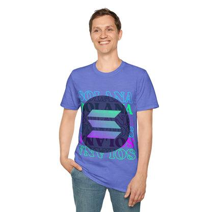 Solana Solana Solana (SOL) LTcolors Unisex T-Shirt by cypherpunkgear