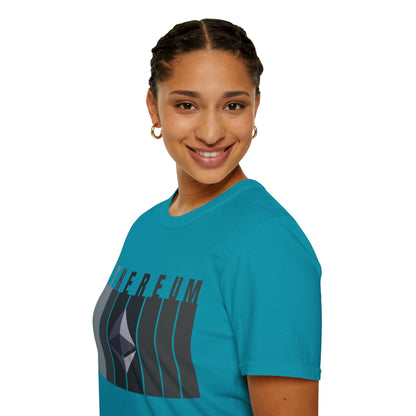 Ethereum (ETH) DKcolors Unisex T-Shirt by cypherpunkgear.com