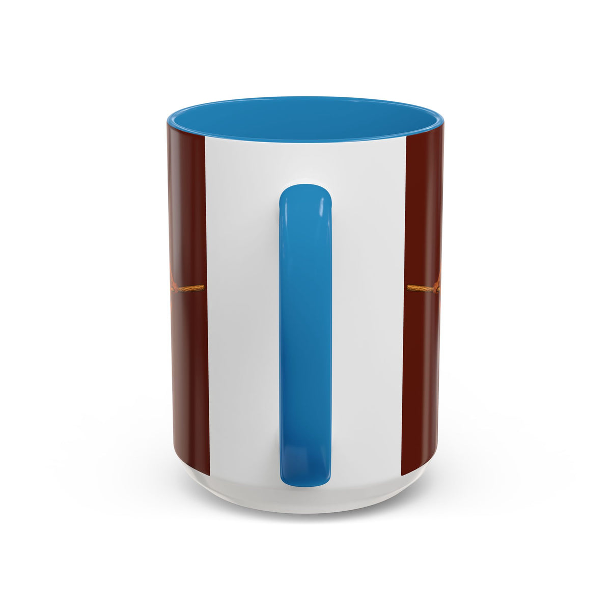 Velvet Vex Brown Accent Mug by CreepyCrafts.boo
