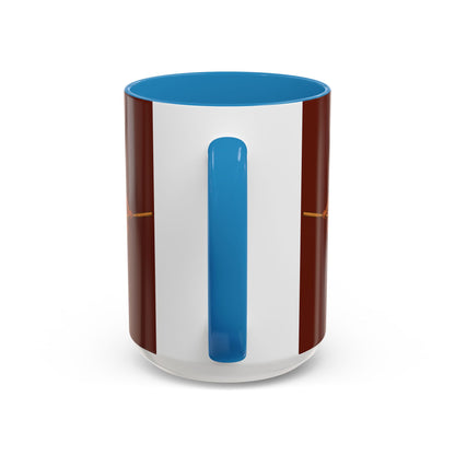 Velvet Vex Brown Accent Mug by CreepyCrafts.boo