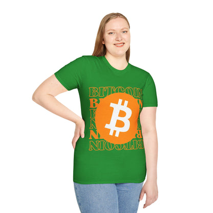 Bitcoin Bitcoin Bitcoin (BTC) Dark colors Unisex T-Shirt by cypherpunkgear.com
