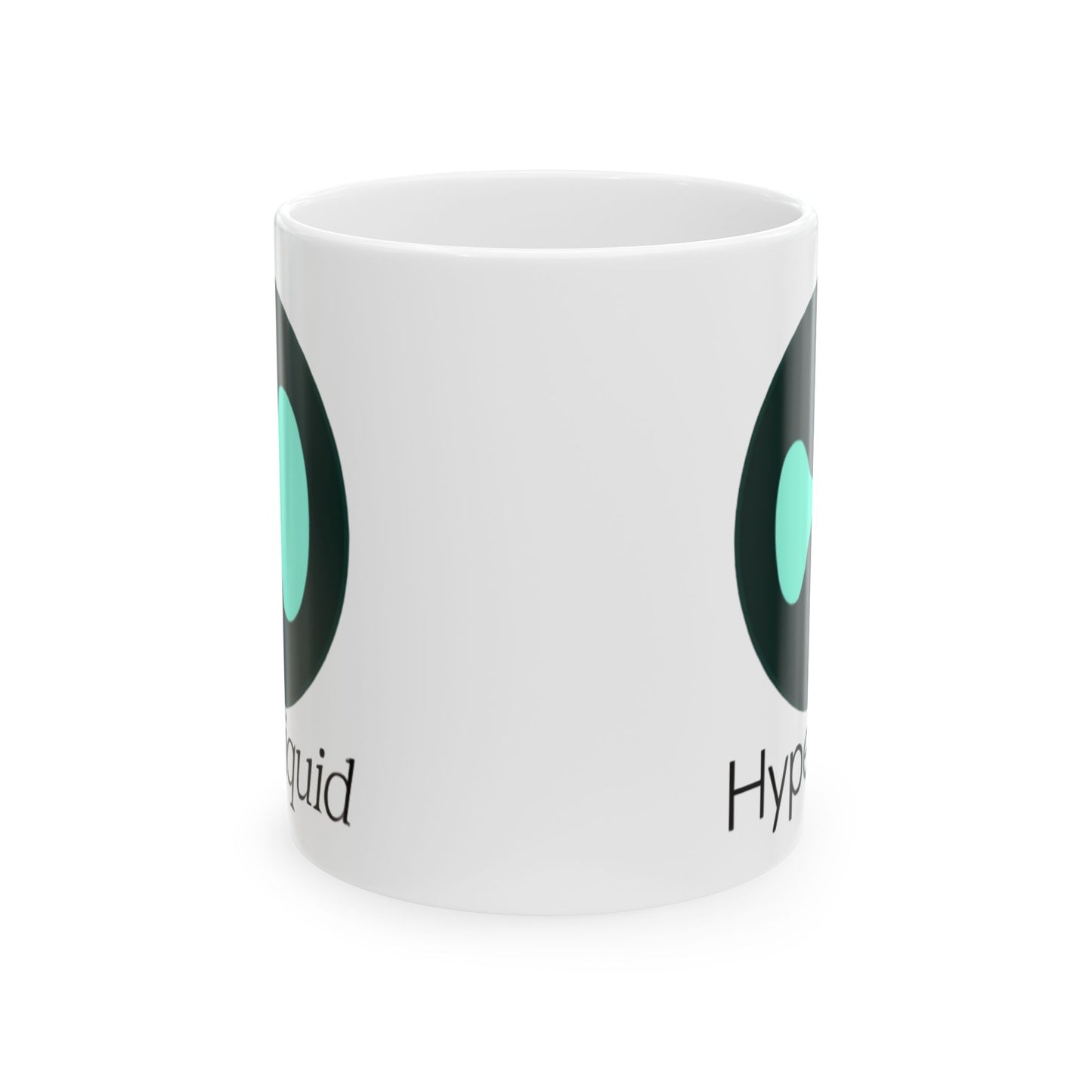 Hyperliquid Black font White Mug by cypherpunkgear.com