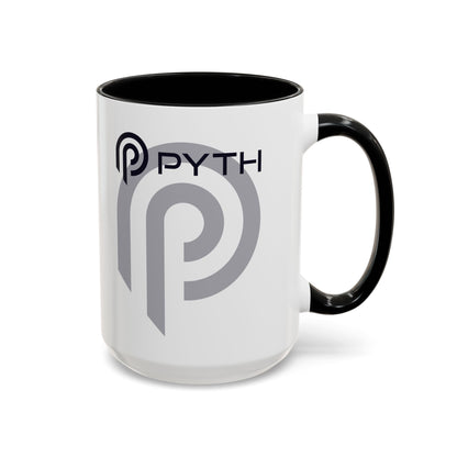 Pyth (PYTH) Accent Mug by cypherpunkgear.com