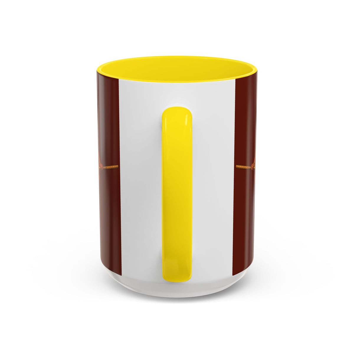 Velvet Vex Brown Accent Mug by CreepyCrafts.boo