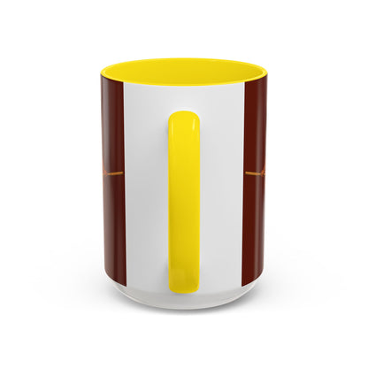Velvet Vex Brown Accent Mug by CreepyCrafts.boo