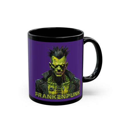 Frankenpunk Purple Mug by CreepyCrafts.boo