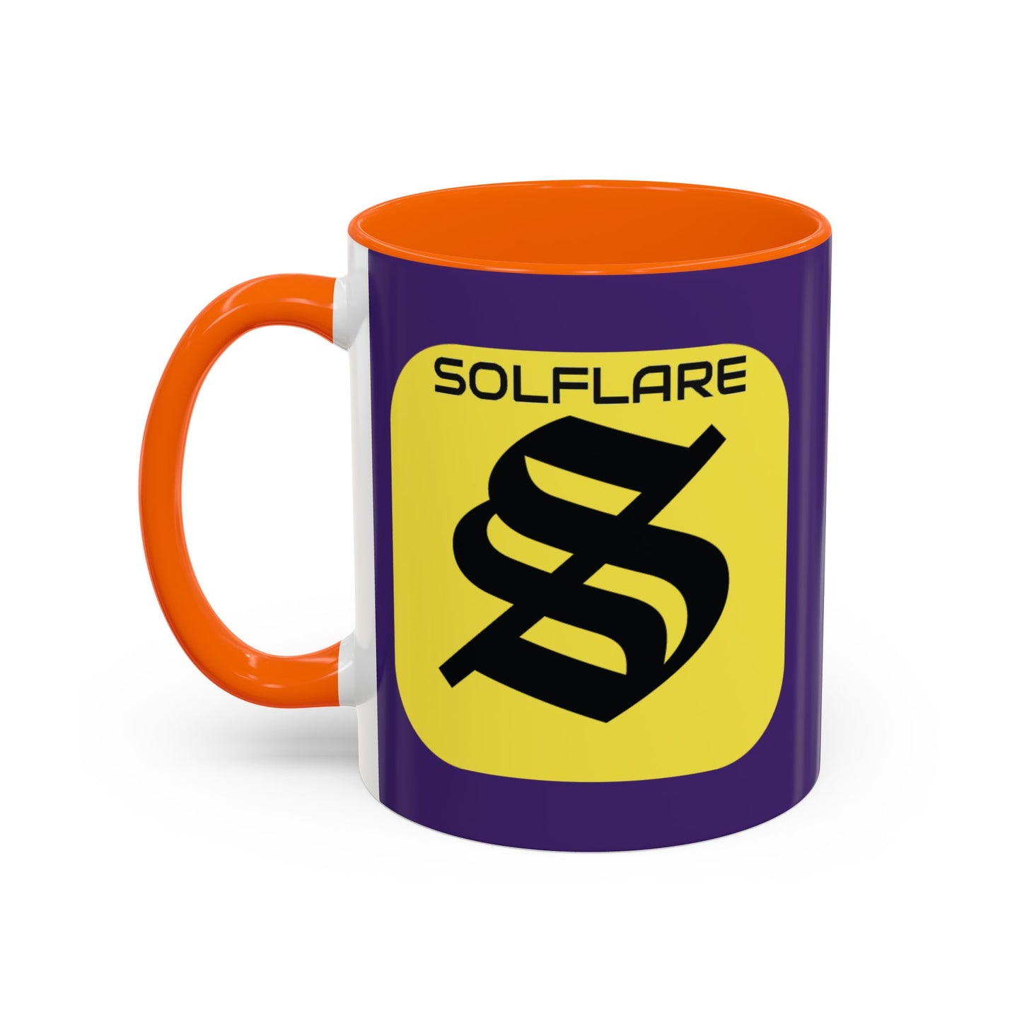 SolflareLogo Purple Accent Mug by cypherpunkgear.com