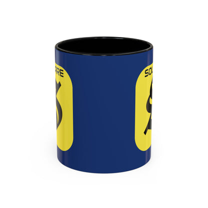 SolflareLogo Blue Accent Mug by cypherpunkgear.com