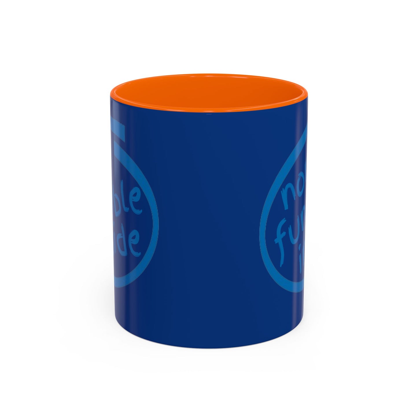 Non-Fungible Inside Dark Blue Accent Mug by cypherpunkgear.com