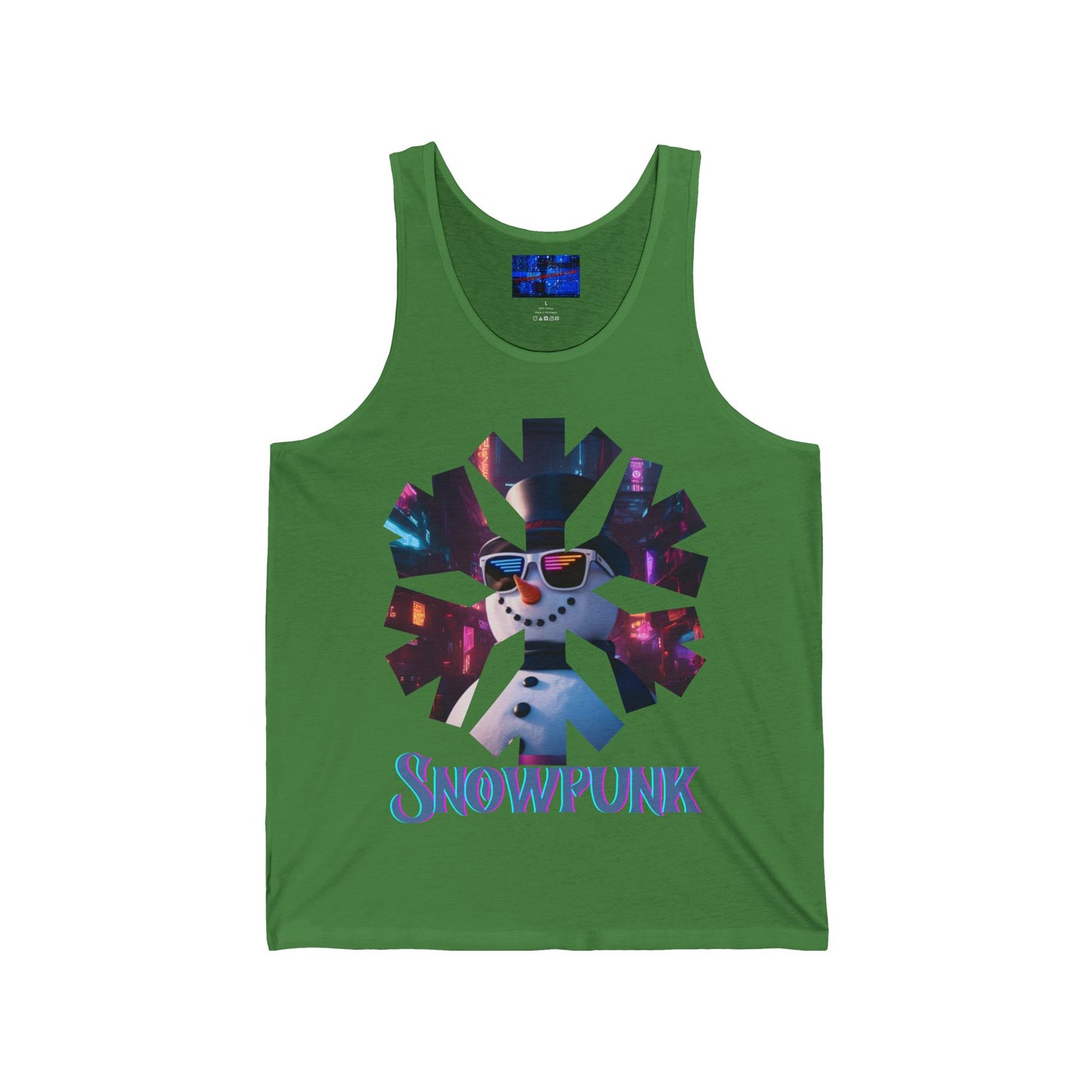 Snowpunk Unisex Jersey Tank Top by cypherpunkgear