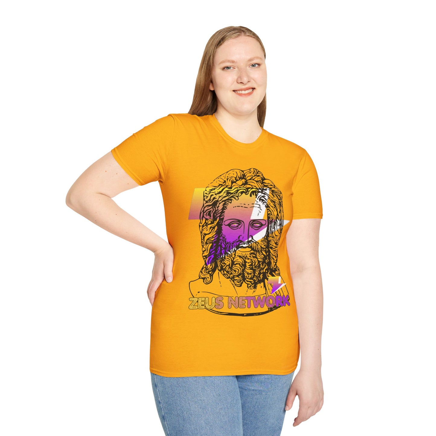 Zeus Network Light colors Unisex T-Shirt by cypherpunkgear.com