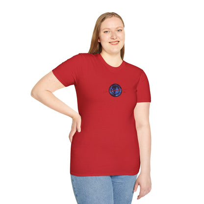 2-sided, cypherpunkgear.com logo Light colors Unisex T-Shirt by cypherpunkgear.com