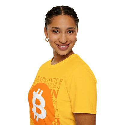 Bitcoin Bitcoin Bitcoin (BTC) LTcolors Unisex T-Shirt by cypherpunkgear.com