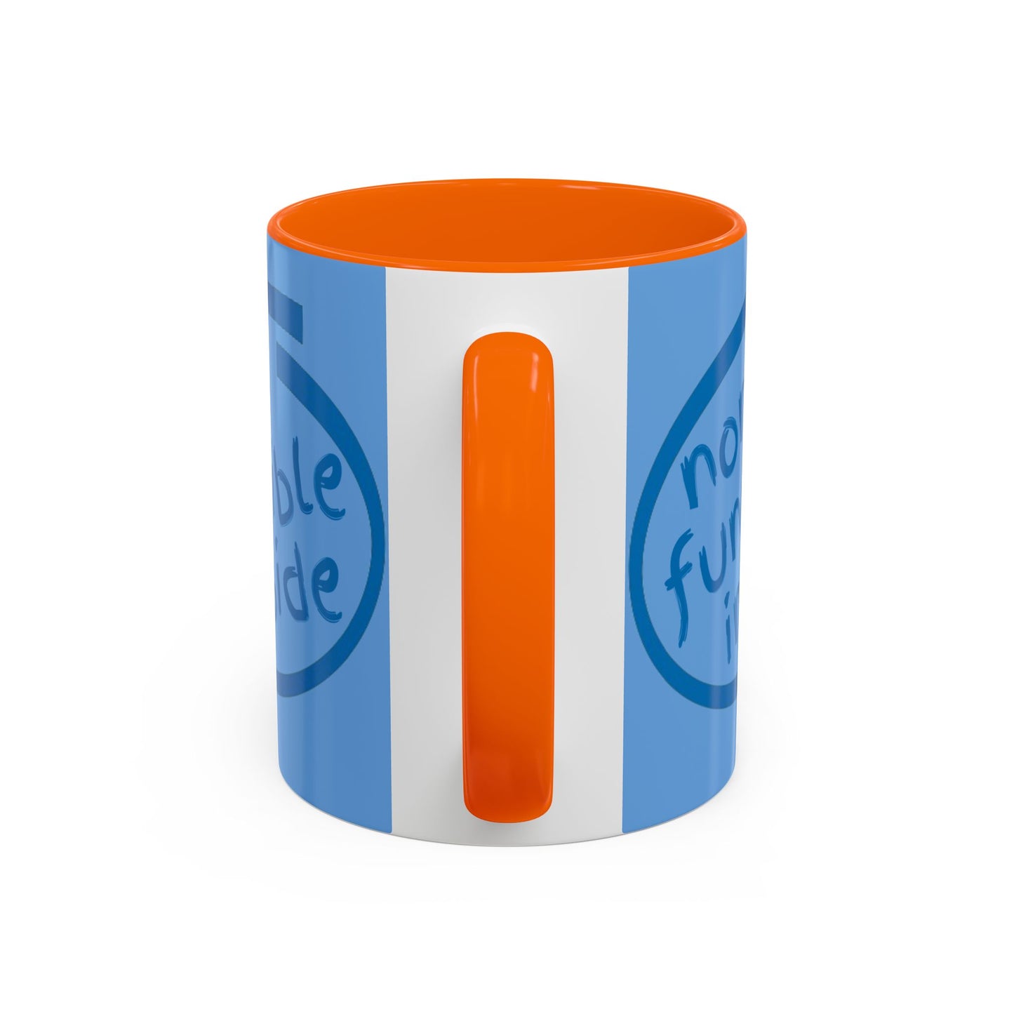 Non-Fungible Inside Light Blue Accent Mug by cypherpunkgear.com