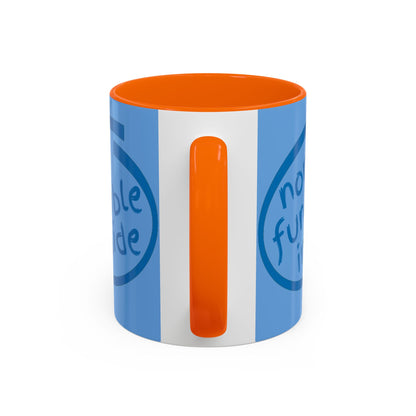 Non-Fungible Inside Light Blue Accent Mug by cypherpunkgear.com