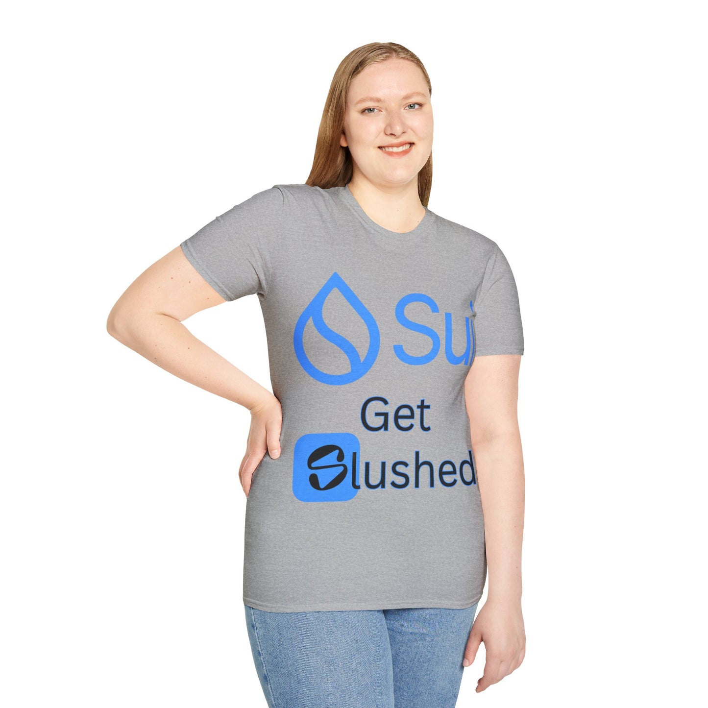 Sui: Get Slushed Light colors Unisex T-Shirt by cypherpunkgear.com